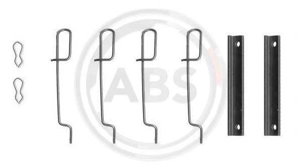 A.B.S. 0992Q - Zubehörsatz, Scheibenbremsbelag
