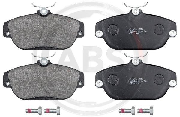 A.B.S. 36710 - Bremsbelagsatz, Scheibenbremse