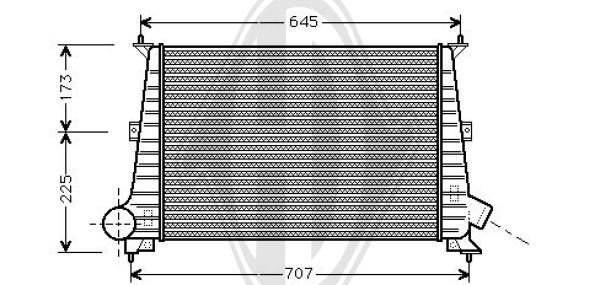 DIEDERICHS DCA1055 - Ladeluftkühler