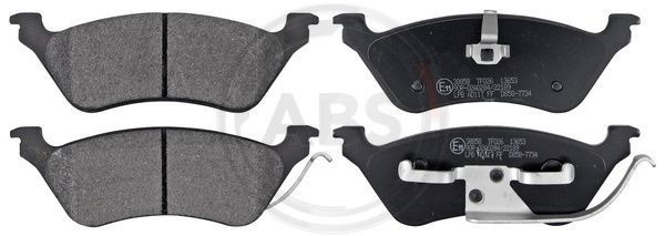 A.B.S. 38858 - Bremsbelagsatz, Scheibenbremse