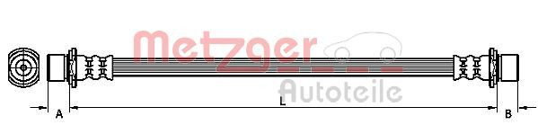 METZGER 4110056 - Bremsschlauch