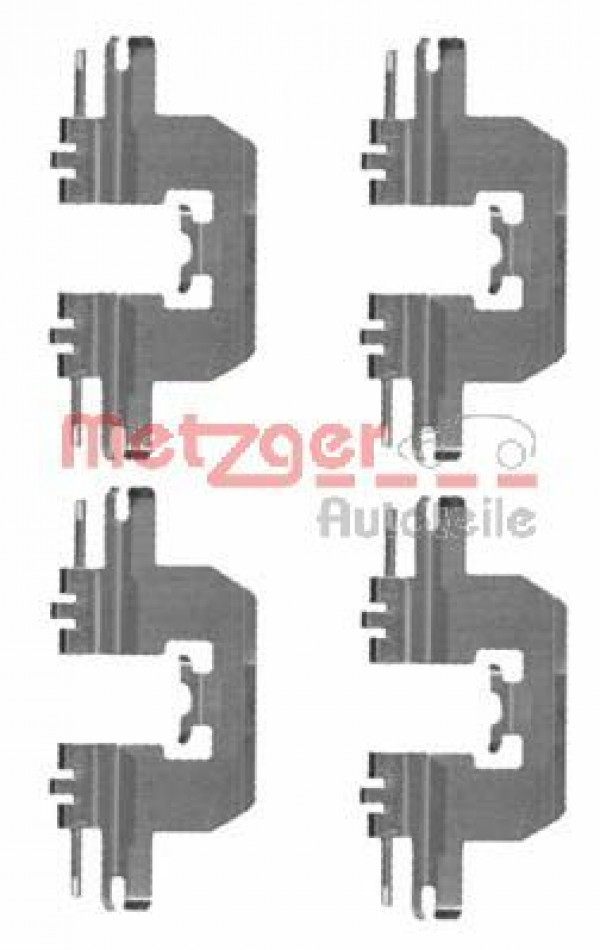 METZGER 109-1724 - Zubehörsatz, Scheibenbremsbelag
