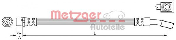 METZGER 4110222 - Bremsschlauch