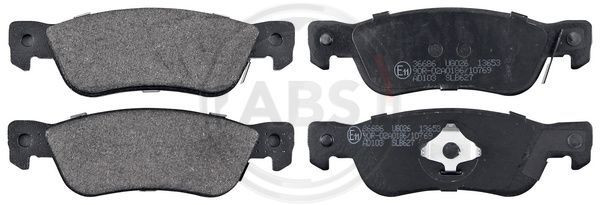 A.B.S. 36686 - Bremsbelagsatz, Scheibenbremse