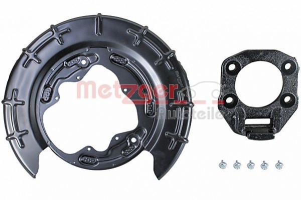 METZGER 6115121 - Spritzblech, Bremsscheibe