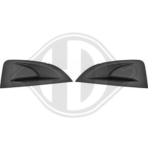 DIEDERICHS 4236432 - Lüftungsgitter, Stoßfänger