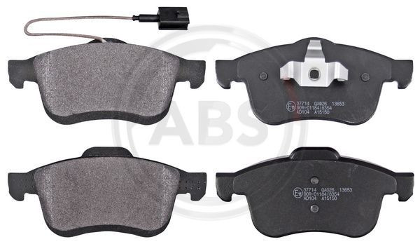 A.B.S. 37714 - Bremsbelagsatz, Scheibenbremse
