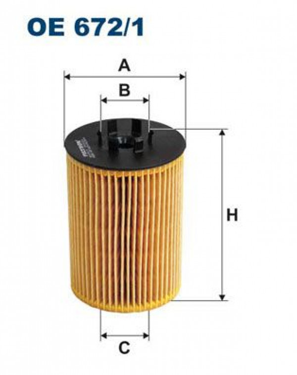 FILTRON OE672/1 - Ölfilter