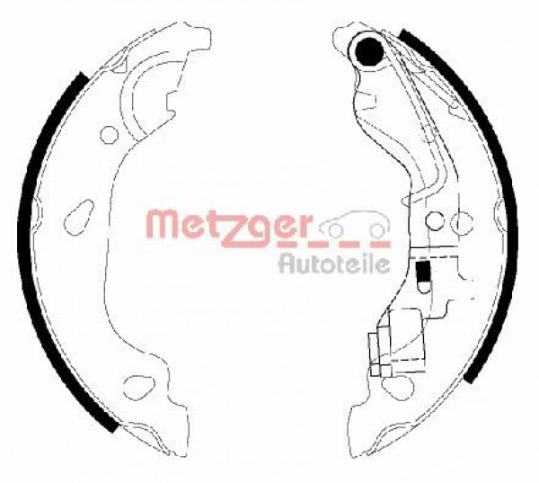 METZGER MG 738 - Bremsbackensatz
