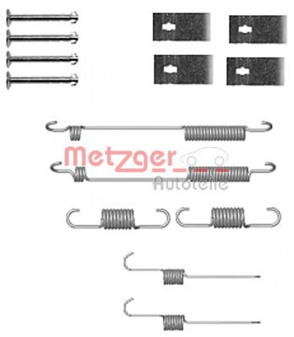 METZGER 105-0846 - Zubehörsatz, Bremsbacken