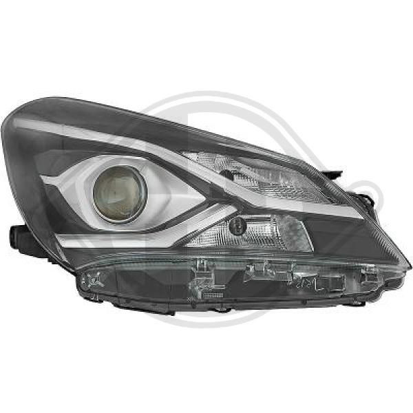 DIEDERICHS 6607380 - Hauptscheinwerfer
