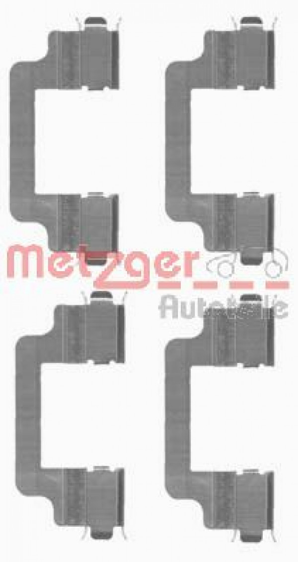 METZGER 109-1727 - Zubehörsatz, Scheibenbremsbelag