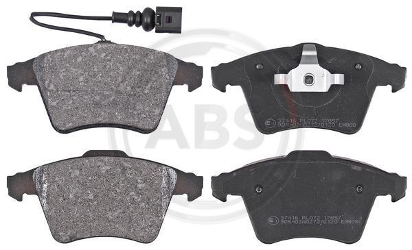 A.B.S. 37416 - Bremsbelagsatz, Scheibenbremse