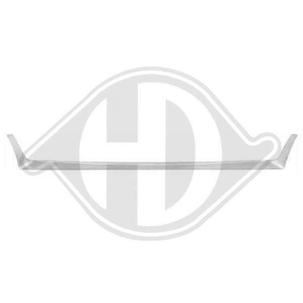 DIEDERICHS 1403241 - Blende, Kühlergitter