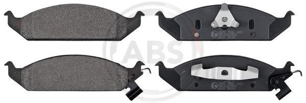 A.B.S. 38650 - Bremsbelagsatz, Scheibenbremse