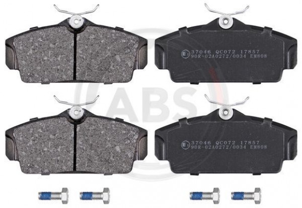 A.B.S. 37046 - Bremsbelagsatz, Scheibenbremse