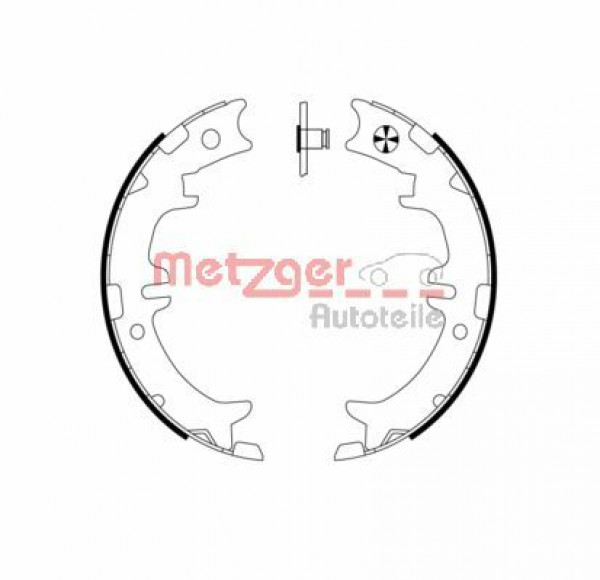 METZGER MG 958 - Bremsbackensatz, Feststellbremse