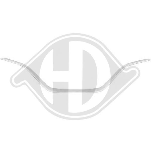 DIEDERICHS 4446042 - Zier-/Schutzleiste, Kühlergitter