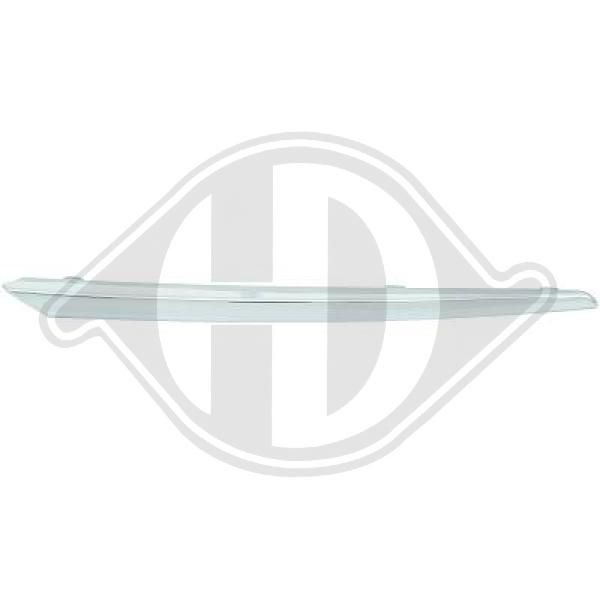 DIEDERICHS 6660042 - Zier-/Schutzleiste, Kühlergitter