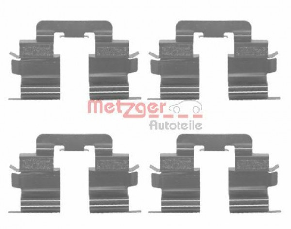 METZGER 109-1215 - Zubehörsatz, Scheibenbremsbelag