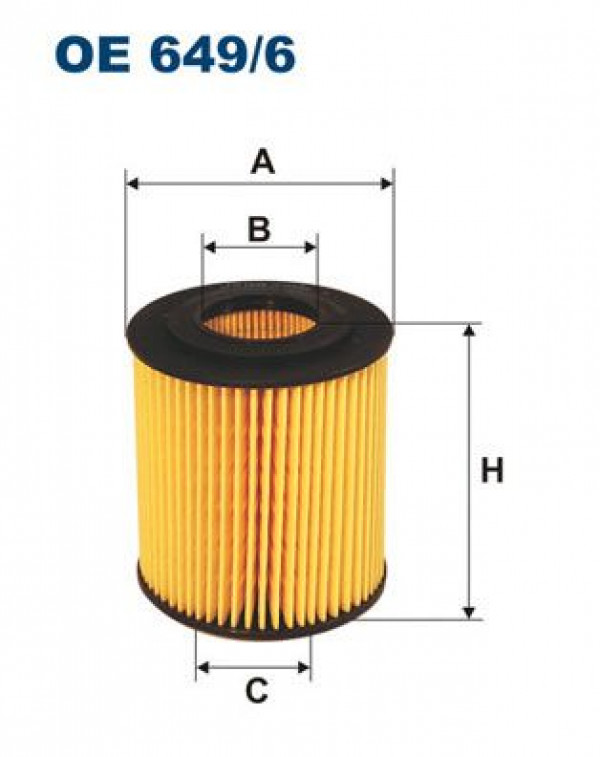 FILTRON OE649/6 - Ölfilter