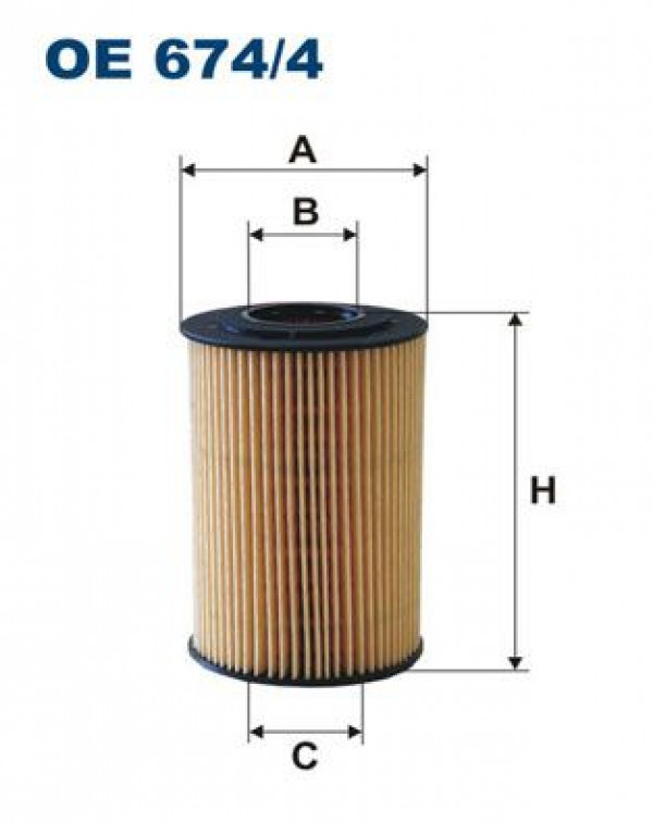 FILTRON OE674/4 - Ölfilter