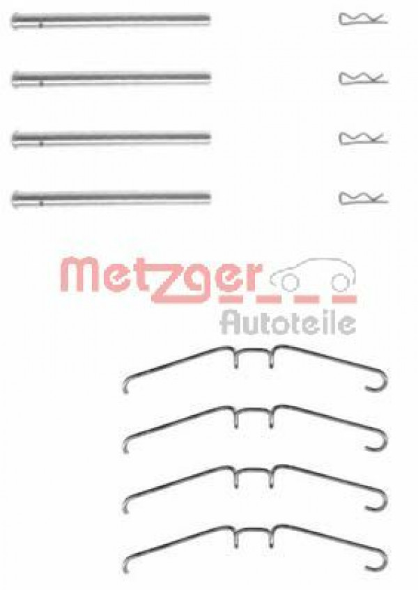 METZGER 109-1155 - Zubehörsatz, Scheibenbremsbelag