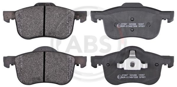 A.B.S. 37097 - Bremsbelagsatz, Scheibenbremse