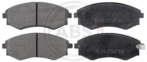 A.B.S. 37468 - Bremsbelagsatz, Scheibenbremse