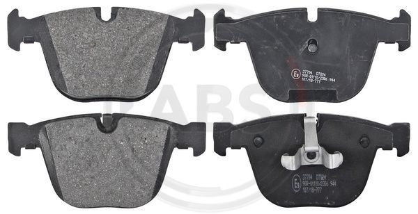 A.B.S. 37704 - Bremsbelagsatz, Scheibenbremse