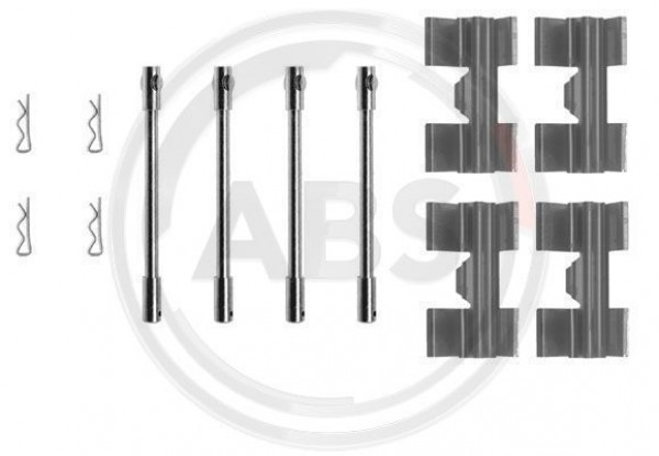 A.B.S. 0967Q - Zubehörsatz, Scheibenbremsbelag