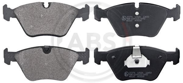 A.B.S. 37374 - Bremsbelagsatz, Scheibenbremse