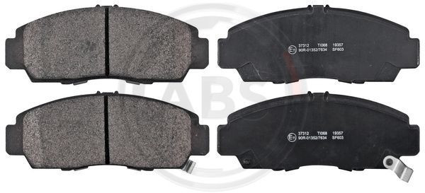A.B.S. 37312 - Bremsbelagsatz, Scheibenbremse