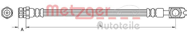 METZGER 4110891 - Bremsschlauch