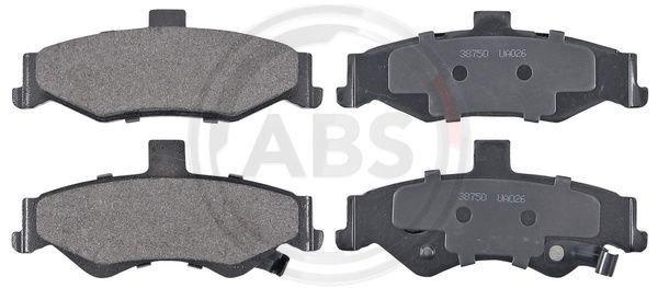 A.B.S. 38750 - Bremsbelagsatz, Scheibenbremse