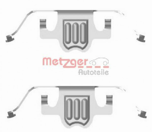 METZGER 109-1695 - Zubehörsatz, Scheibenbremsbelag