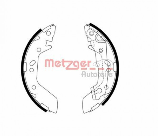 METZGER MG 974 - Bremsbackensatz