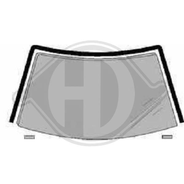 DIEDERICHS 8306114 - Zier-/Schutzleiste, Frontscheibe