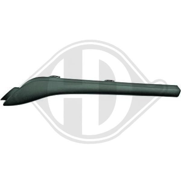DIEDERICHS 4414744 - Zier-/Schutzleistensatz, Kühlergitter