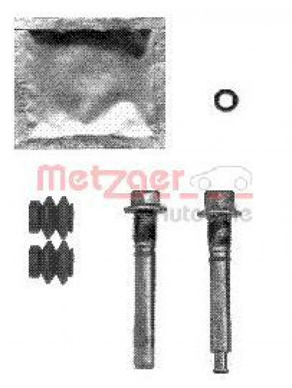 METZGER 113-1423X - Führungshülsensatz, Bremssattel