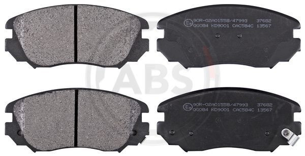 A.B.S. 37682 - Bremsbelagsatz, Scheibenbremse