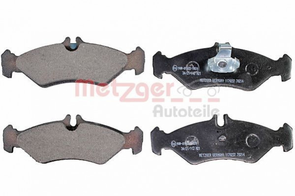METZGER 1170237 - Bremsbelagsatz, Scheibenbremse