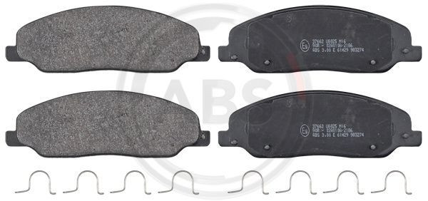 A.B.S. 37662 - Bremsbelagsatz, Scheibenbremse