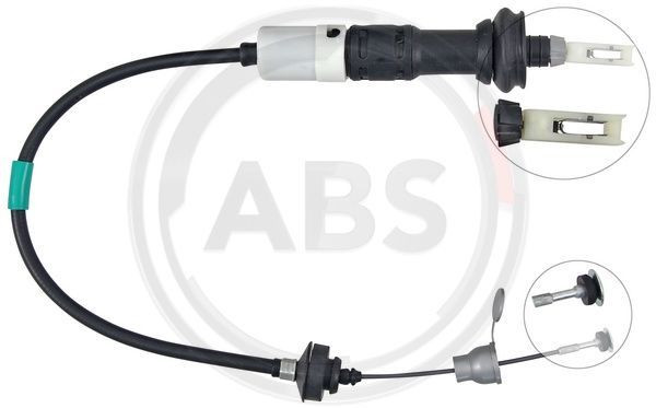 A.B.S. K27410 - Seilzug, Kupplungsbetätigung