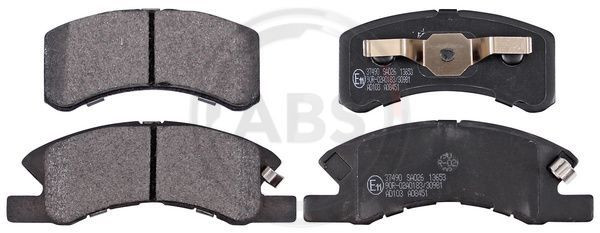 A.B.S. 37490 - Bremsbelagsatz, Scheibenbremse