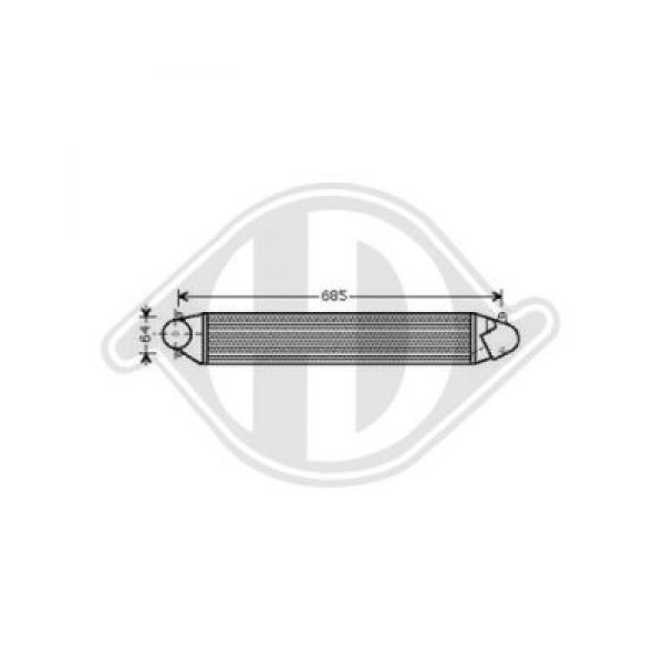 DIEDERICHS DCA1010 - Ladeluftkühler