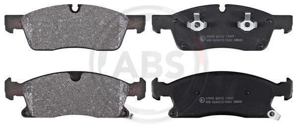 A.B.S. 37878 - Bremsbelagsatz, Scheibenbremse