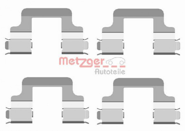 METZGER 109-1679 - Zubehörsatz, Scheibenbremsbelag