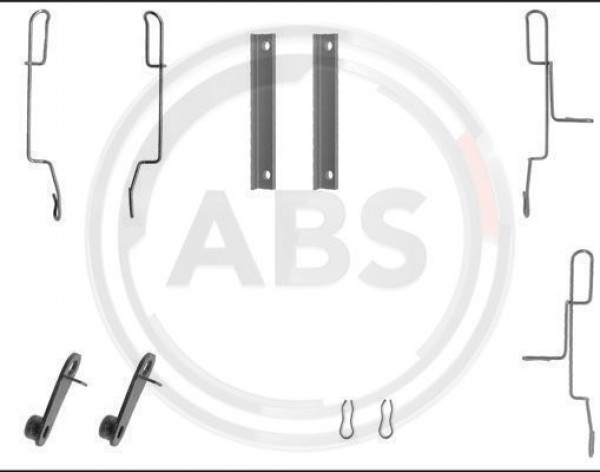 A.B.S. 1188Q - Zubehörsatz, Scheibenbremsbelag