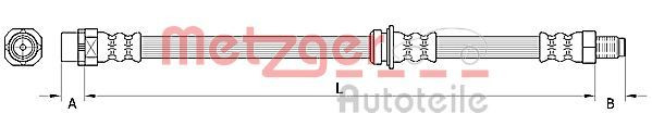 METZGER 4110946 - Bremsschlauch